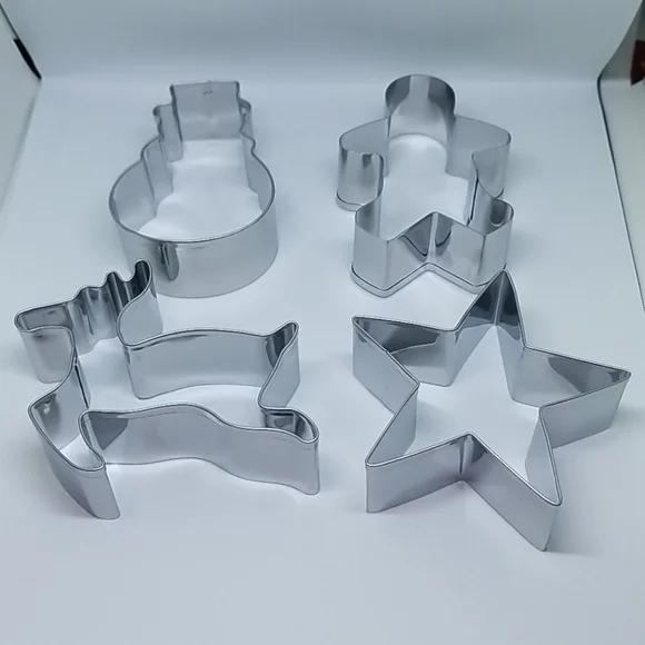 Xmas - Christmas Set of 12 Cookie Cutters New! - Picture 5 of 5